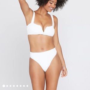 L*Space Ribbed Lee Lee Bikini - TOP ONLY